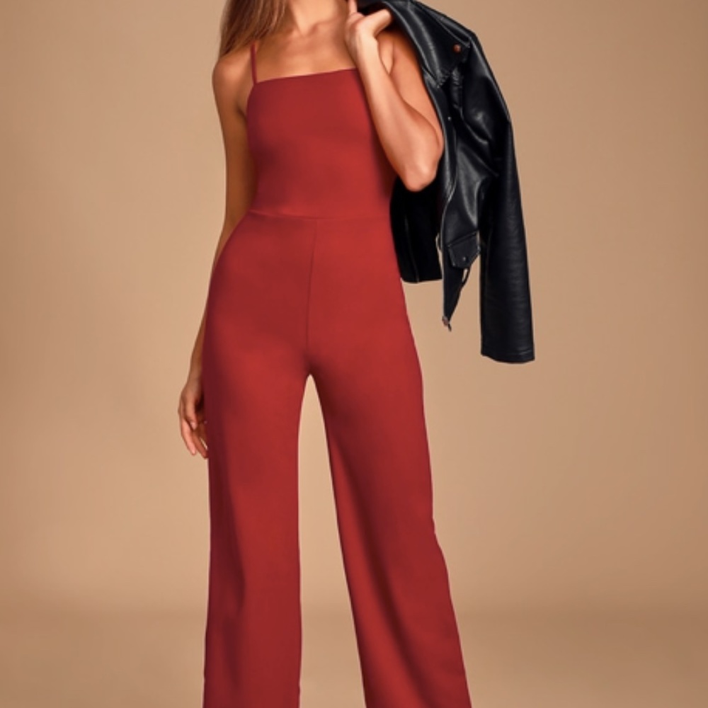 Burgundy Jumpsuit